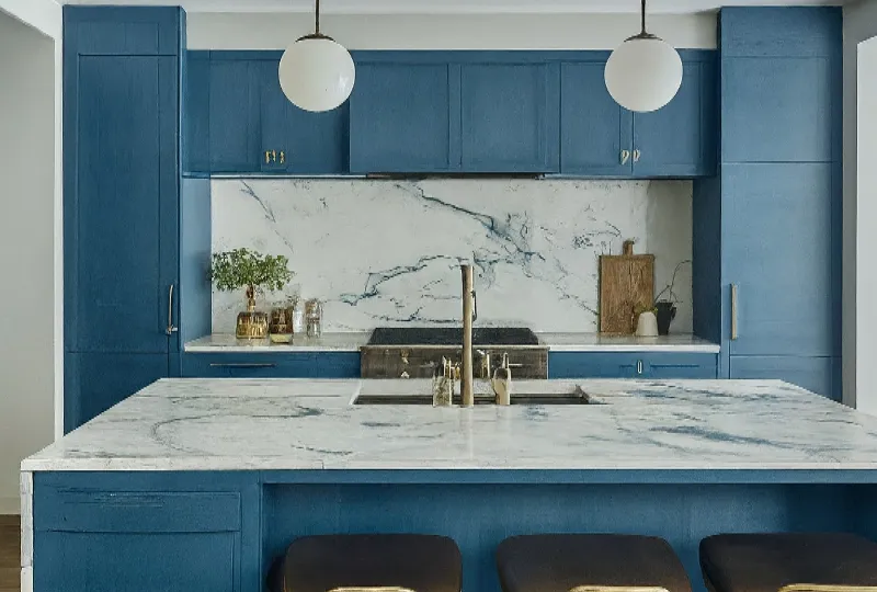 granite kitchen island