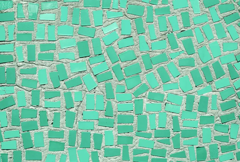 Green Mosaic Glass Tile Innovative Flooring