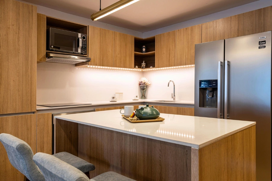 Kitchen island design by Innovative Kitchen and Flooring.