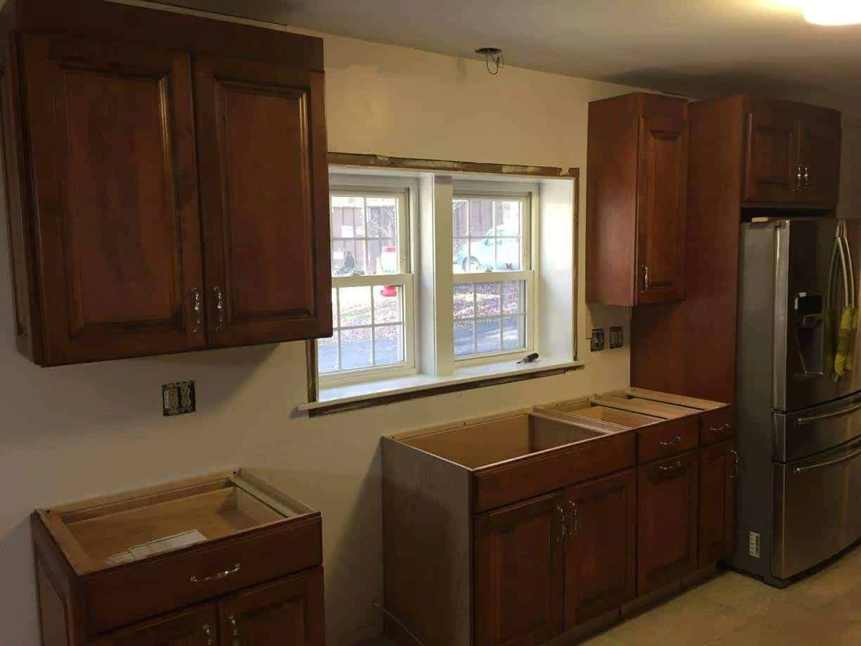 Kitchen Project - Lower and Upper Cabinets Side Profile