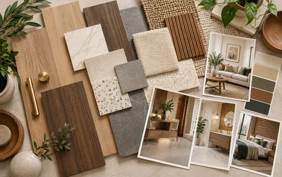 mixing and matching floors and decor