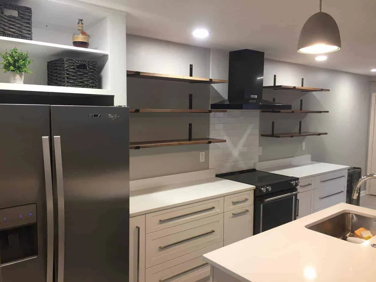 Modern Kitchen Remodel - Solid Surface Countertops