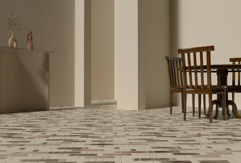 pattern tile floor