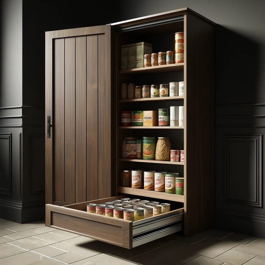 Pull Out Drawers in pantry cupboard