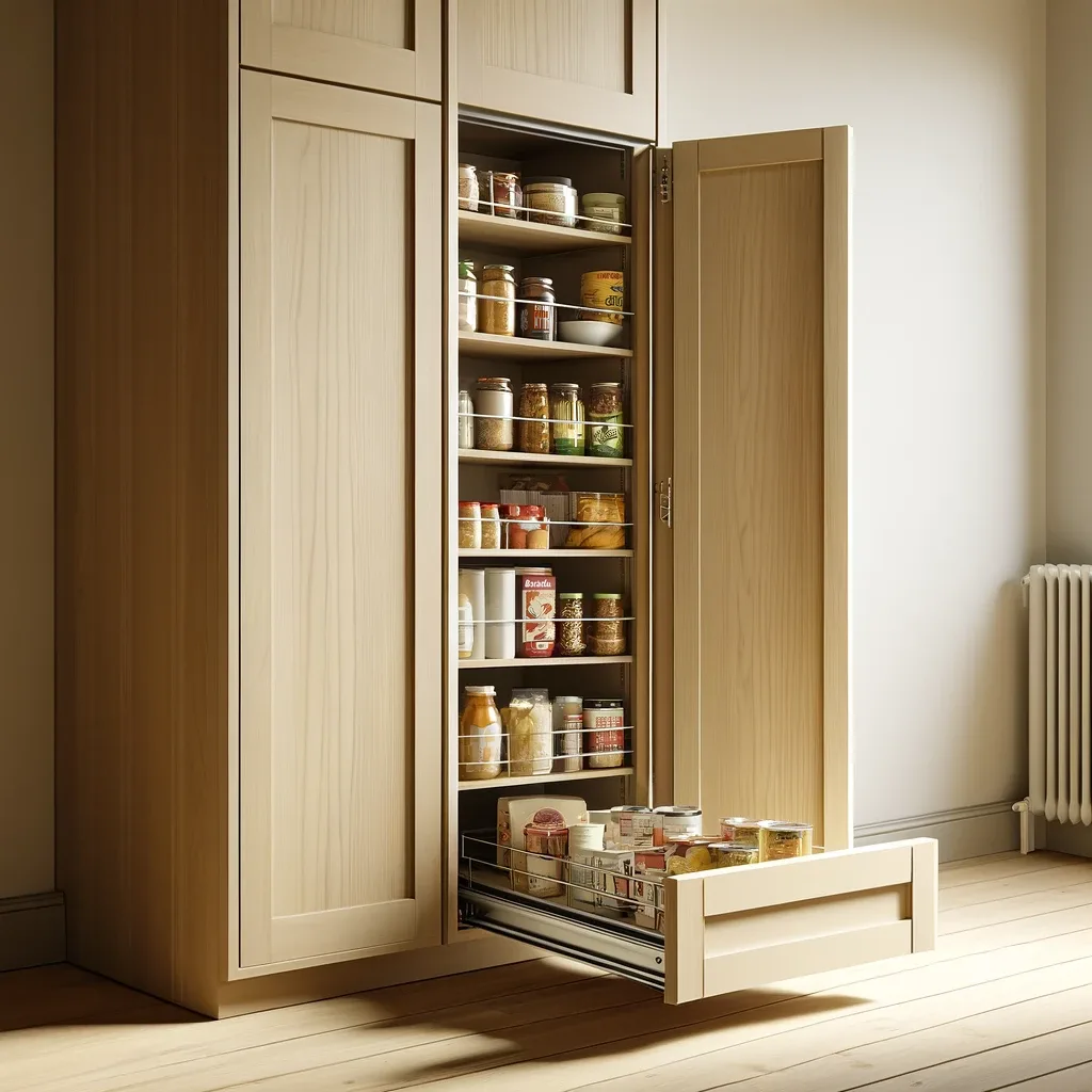 Pull Out Pantry Kitchen