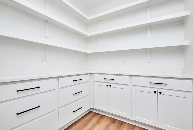 Reach In Pantry Cupboards and shelves