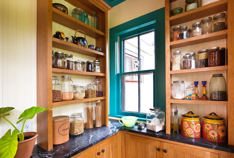 Reach In Pantry Shelving