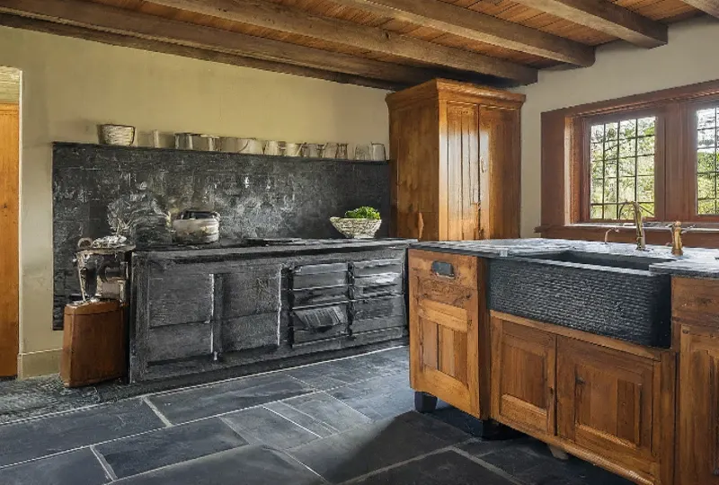 slate farm kitchen