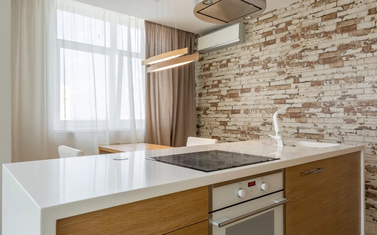 Solid Surface Kitchen Island