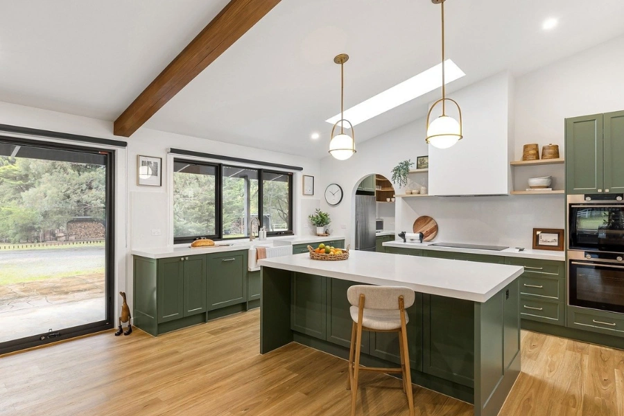 Aesthetically designed kitchen.