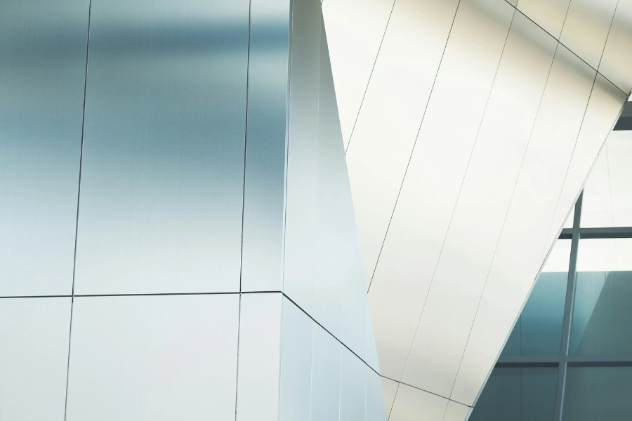 close up photo of curtain wall building
