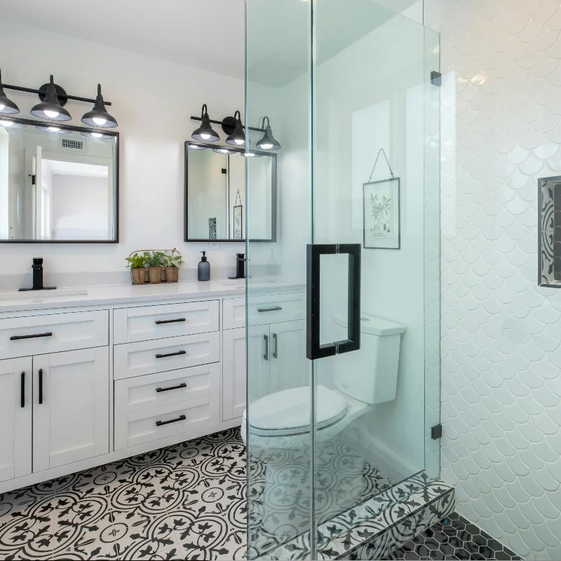 Tile Flooring And Wall