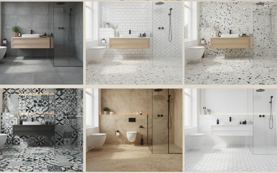 top bathroom tile trends