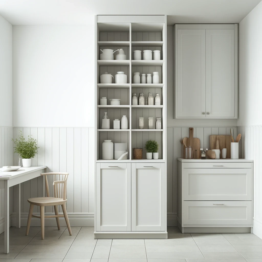 White Kitchen Pantry