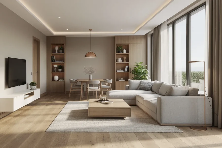 a beautifully designed house interior