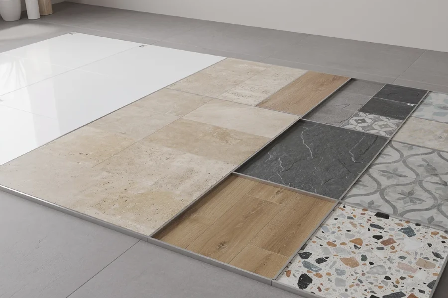 a variety of tile flooring options