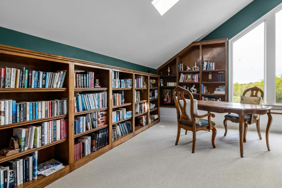 bookshelf with books