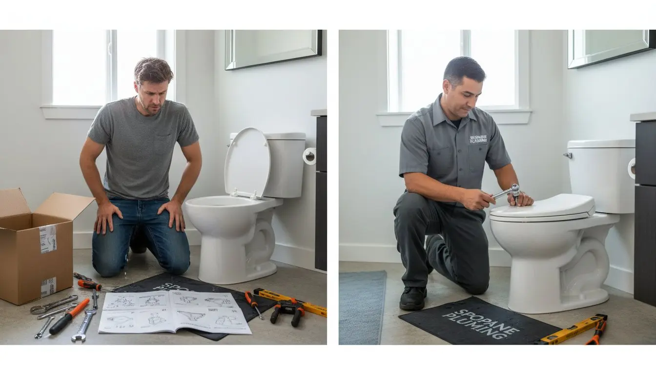 Toilet Installation Near Me: Pro vs. DIY in Spokane, WA