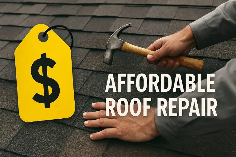Affordable roof repair guide save money in