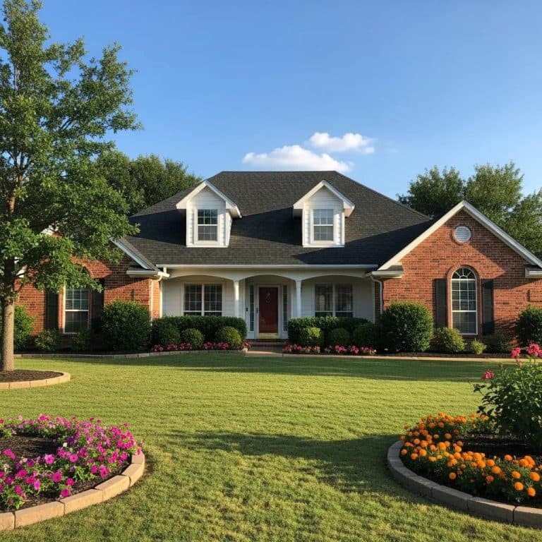Suburban home in Fort Worth with a well maintained roof symbolizing homeowners insurance and protection