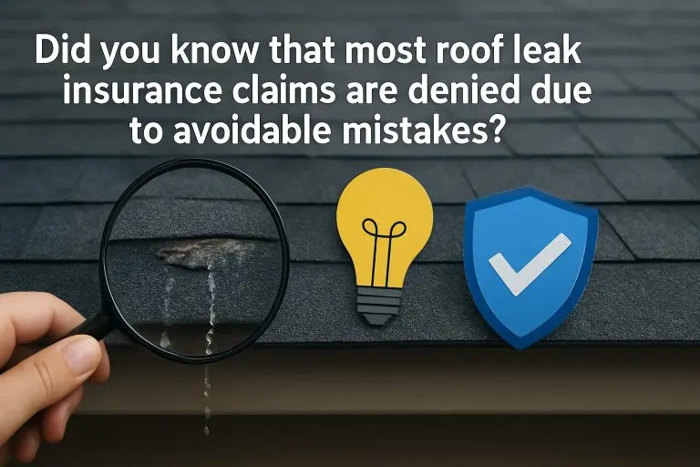 7 smart ways to claim roof leak on insurance in