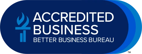 BBB Accredited Business seal, Better Business Bureau