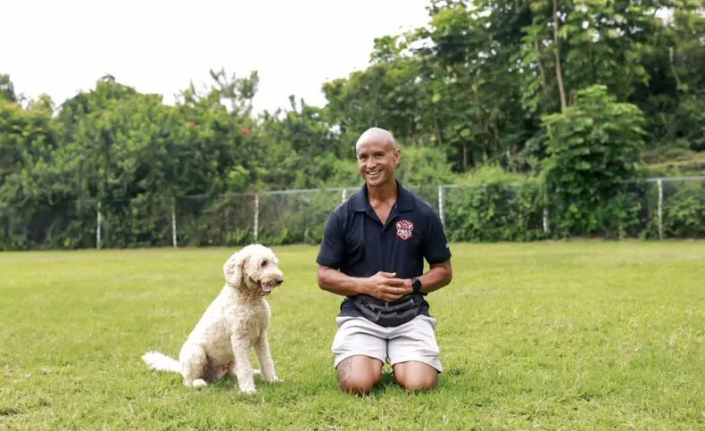 Allen Daniels featured on video of Paws University