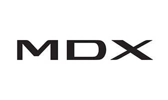 Text logo displaying "MDX" in black.
