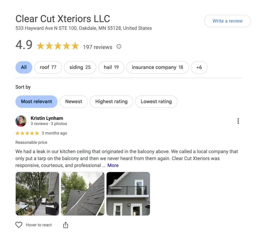 best minnesota roofing companies clear cut xteriors real reviews