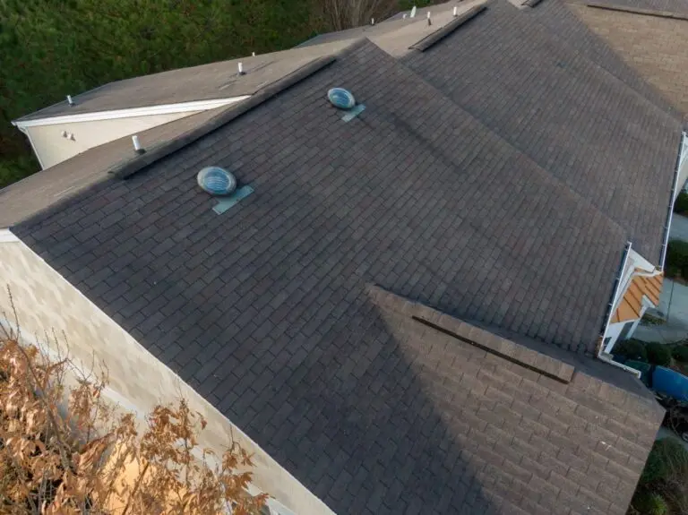 Drone Photos of Shingle Roof Inspection