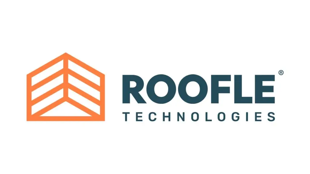 Roofle logo which is our go to roof estimating tool for instant roof quotes