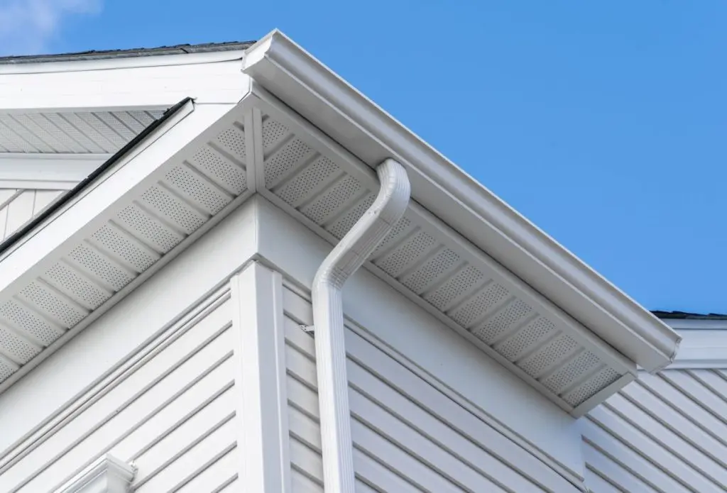 White gutter system