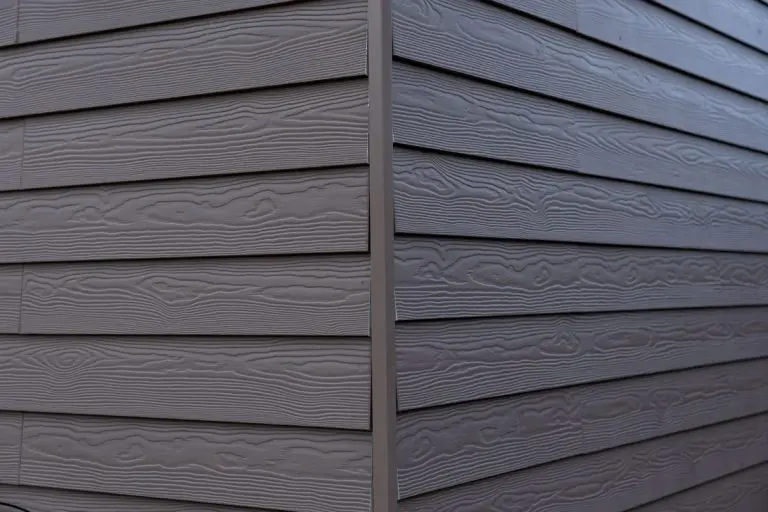 gray horizontal siding with a wood grain texture