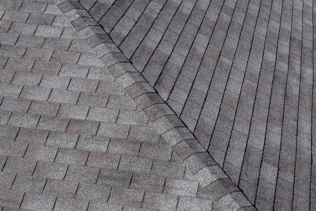 Roofing Shingles black and gray color, roof tile texture.