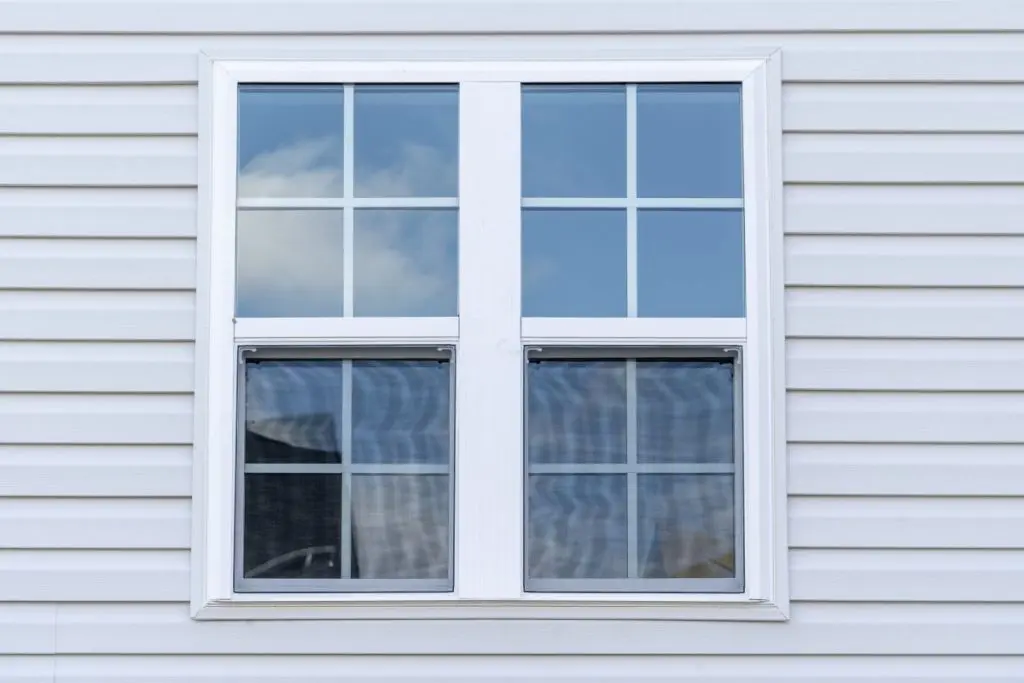 white house with white windows
