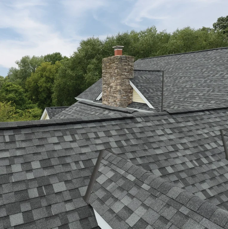 a picture of a new IKO shingled roof installed and if you're wondering how much a new roof costs then we have you covered in this blog
