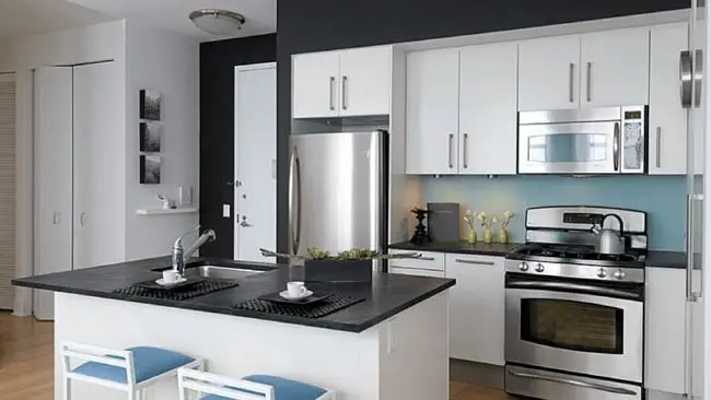 Black And White Kitchen Design On The Main Line Philadelphia 5