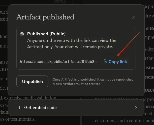 Copy the link.