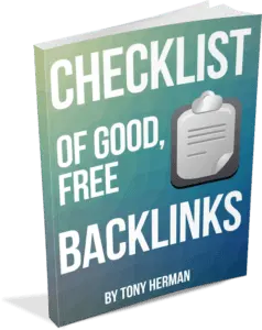 Checklist of Good Free Backlinks book