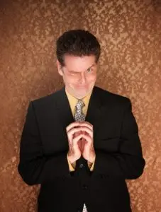 A guy that doesn't look trustworthy.