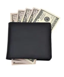 wallet with money