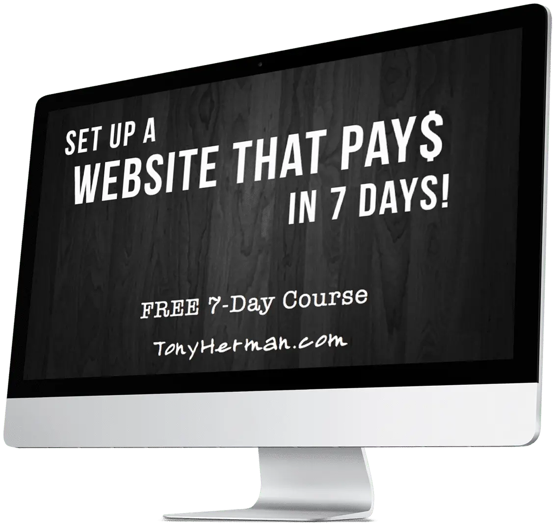 Set Up a Website That Pays in 7 Days