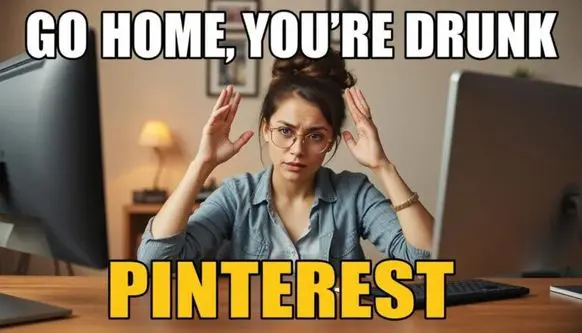 Go home, you're drunk, Pinterest