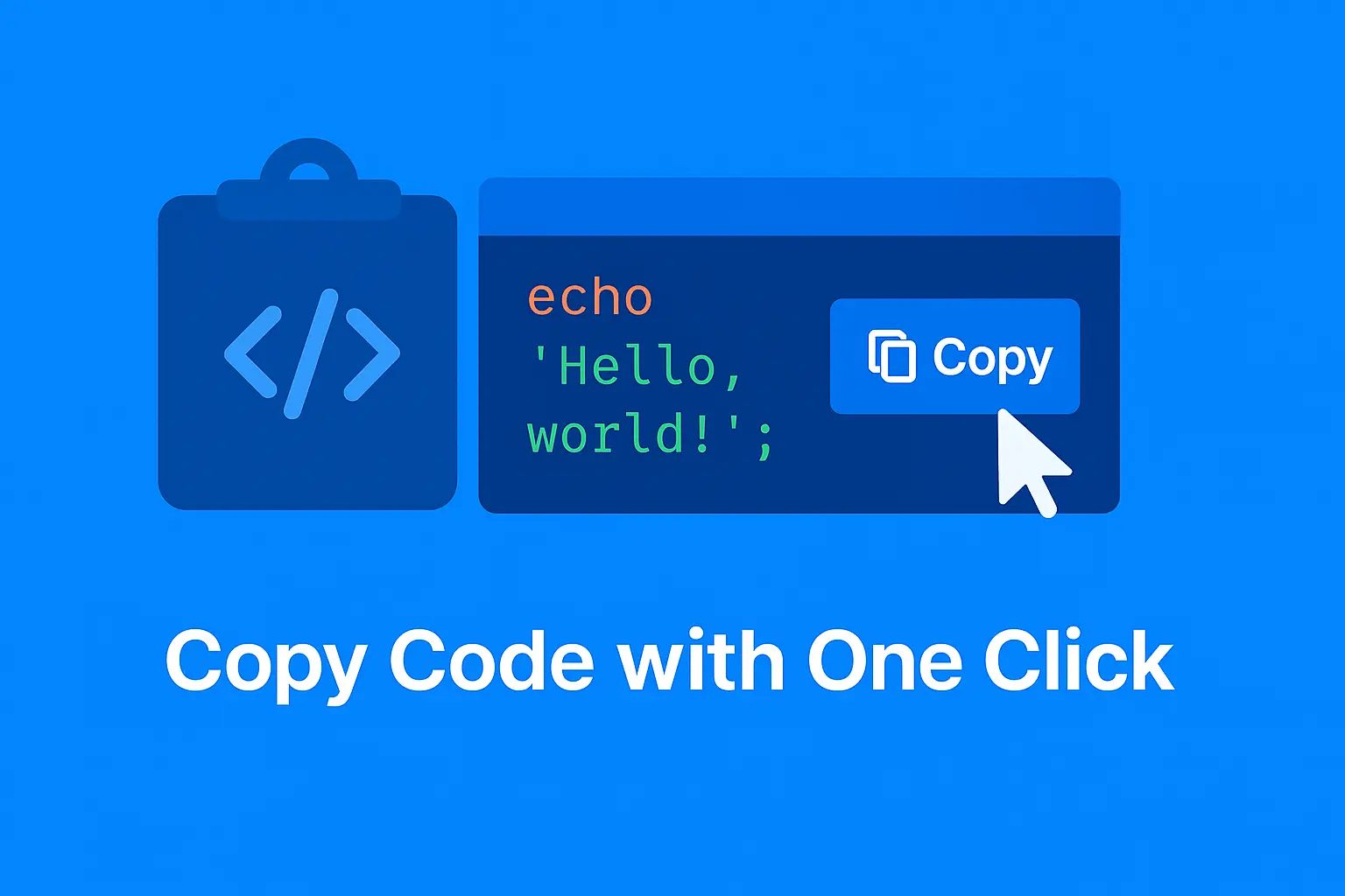 Copy Code with One Click