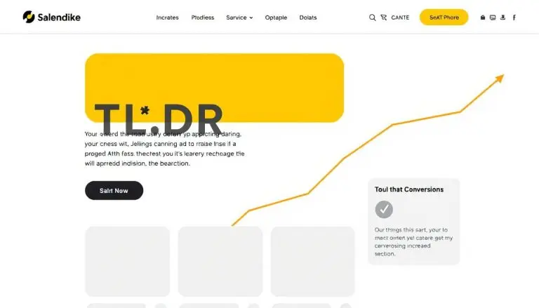 TL;DR on a website