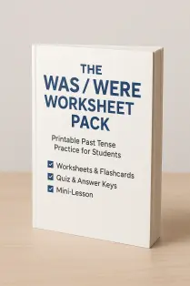 The Was/Were Worksheet Pack