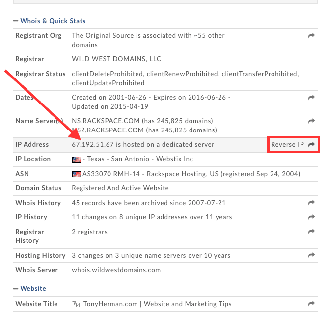 reverse-lookup
