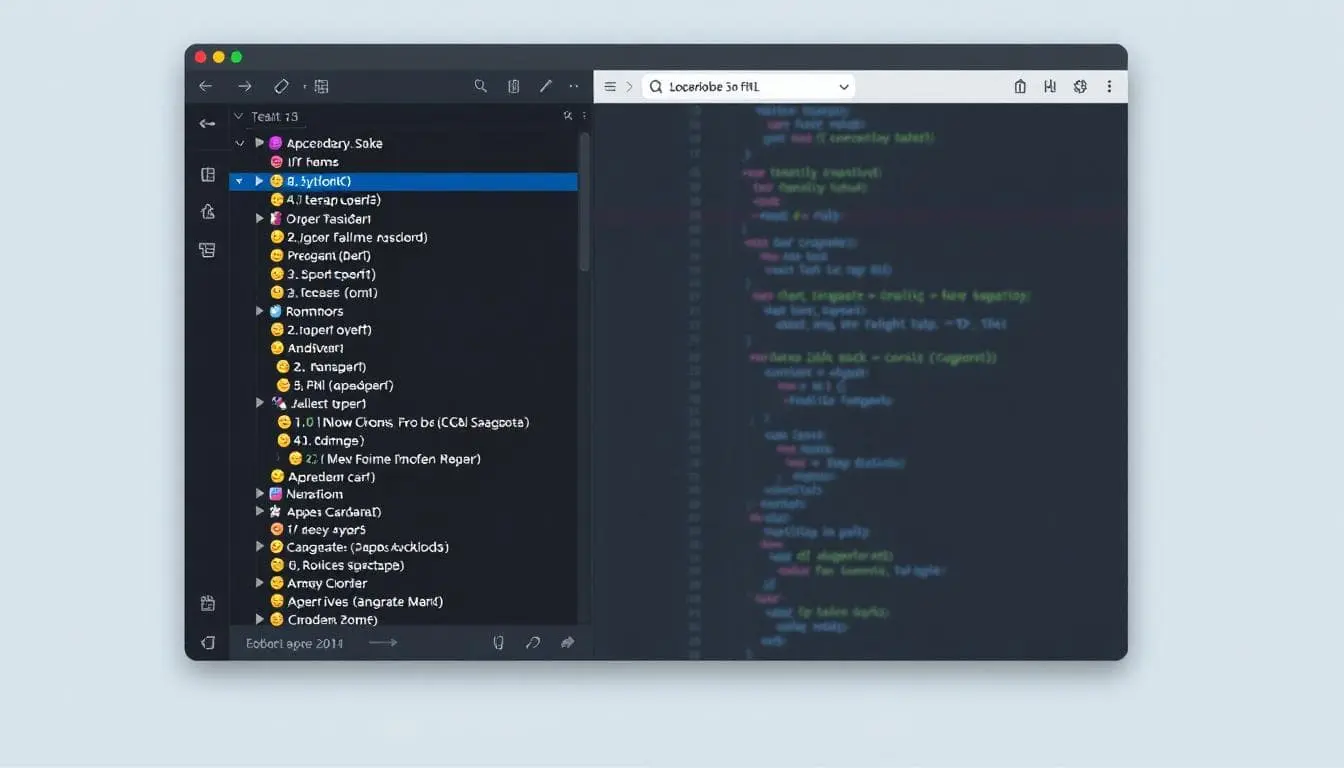 HTML coding on a screen