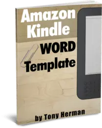 Amazon Kindle Word Template - FREE Download