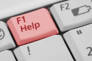 Computer Help Button on Keyboard